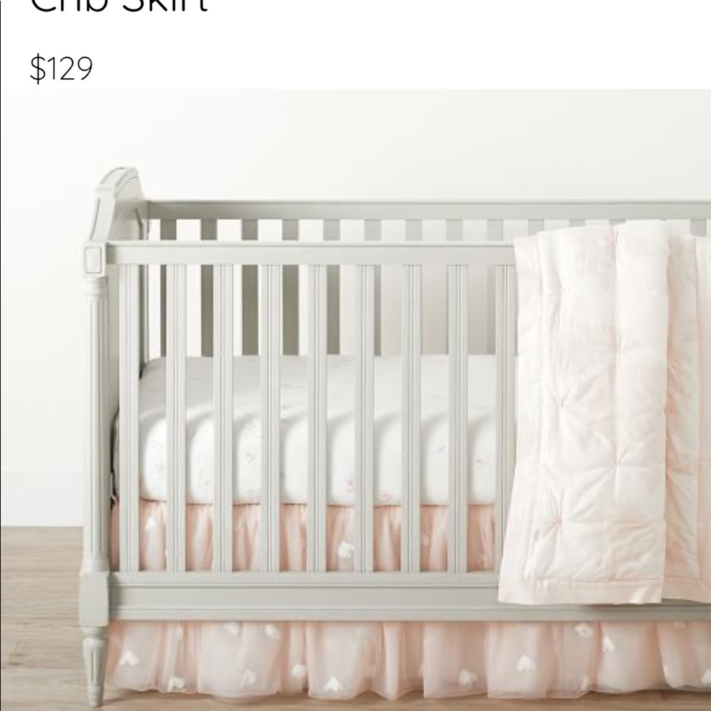 Monique Lhuillier Crib Skirt Pottery Barn Kids